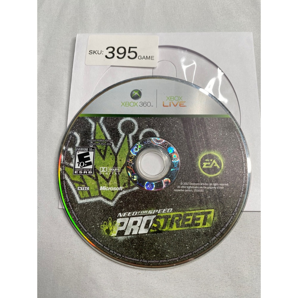 Need for Speed ProStreet Microsoft Xbox 360
